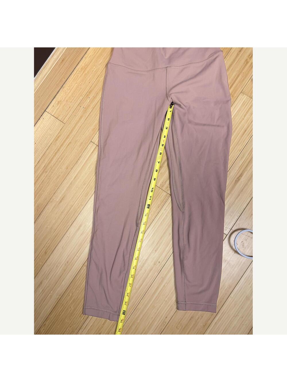 lululemon Align 25” High-Rise Nulu Leggings Pink Mauve/dusty pink Size 8